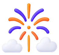 Дневной фейерверк